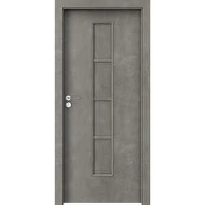 Porta STYL 2 s plnou doskou Betón Svetlý 